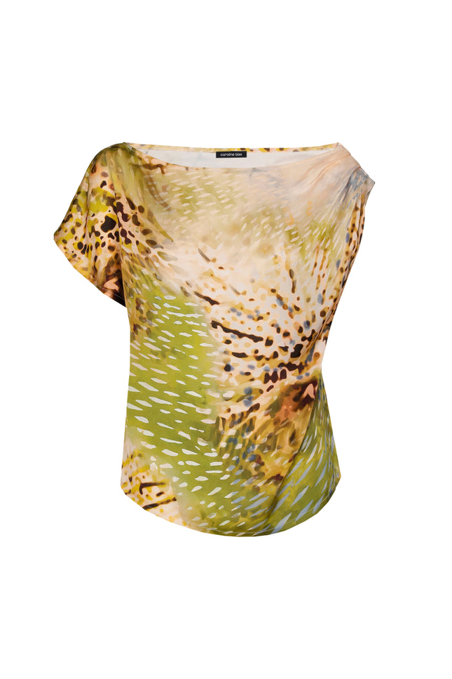 Top Asymmetrisch Multi Color 1669-69