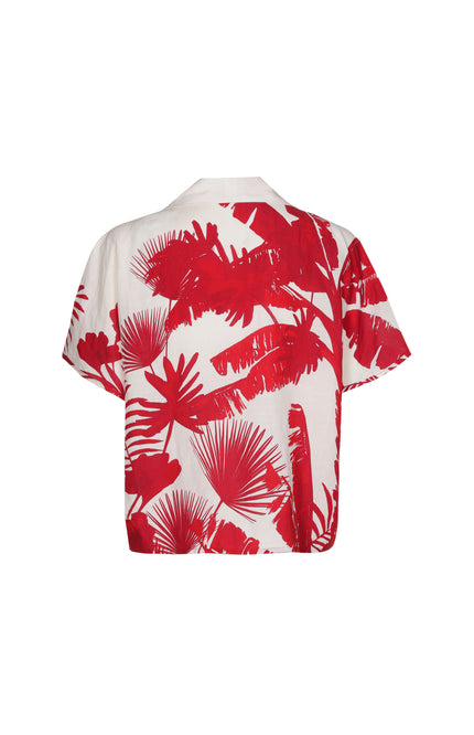 Caroline Biss Blouse Botanische Print Multi Color 1690-59 Stretchshop.nl