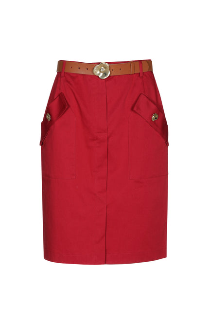 Caroline Biss Rok Mini Dark Red 1715-50 Stretchshop.nl