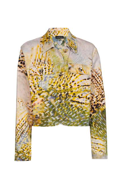Jacket Safari Print Multi Color 1847-69