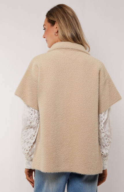 Vest Jayleen Knitting Sand