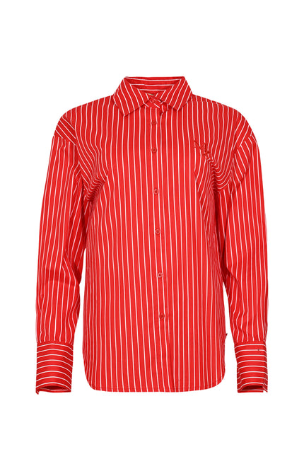 Maicazz Blouse Sotti Offwhite Red Stretchshop.nl