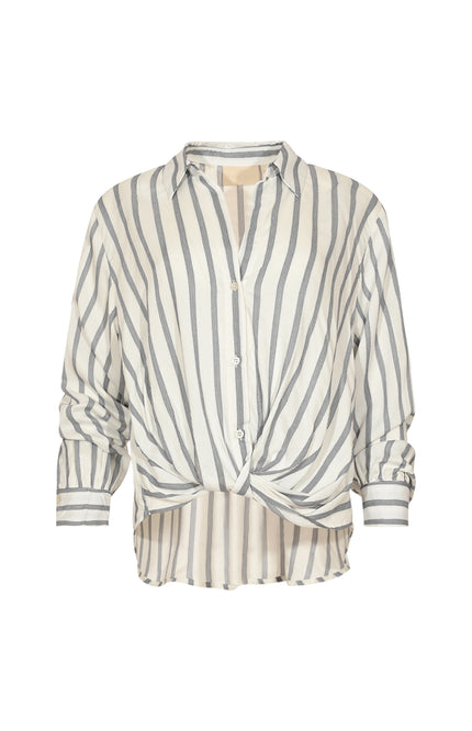 Maicazz Blouse Sense Silver Stripe Stretchshop.nl