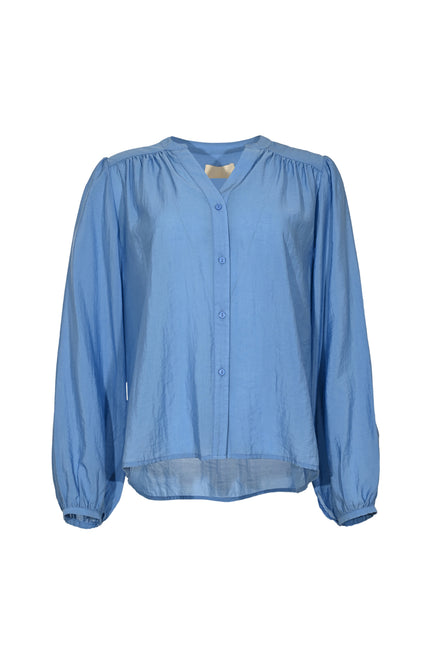 Maicazz Blouse Sarah Blue Stretchshop.nl