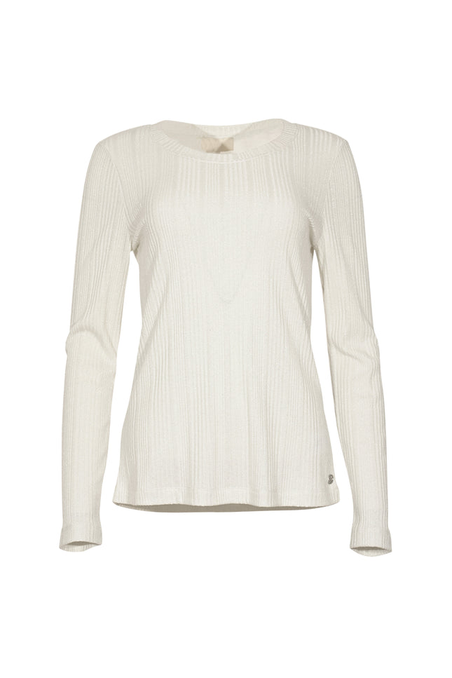 Maicazz Top Pubra Offwhite Silver Stretchshop.nl