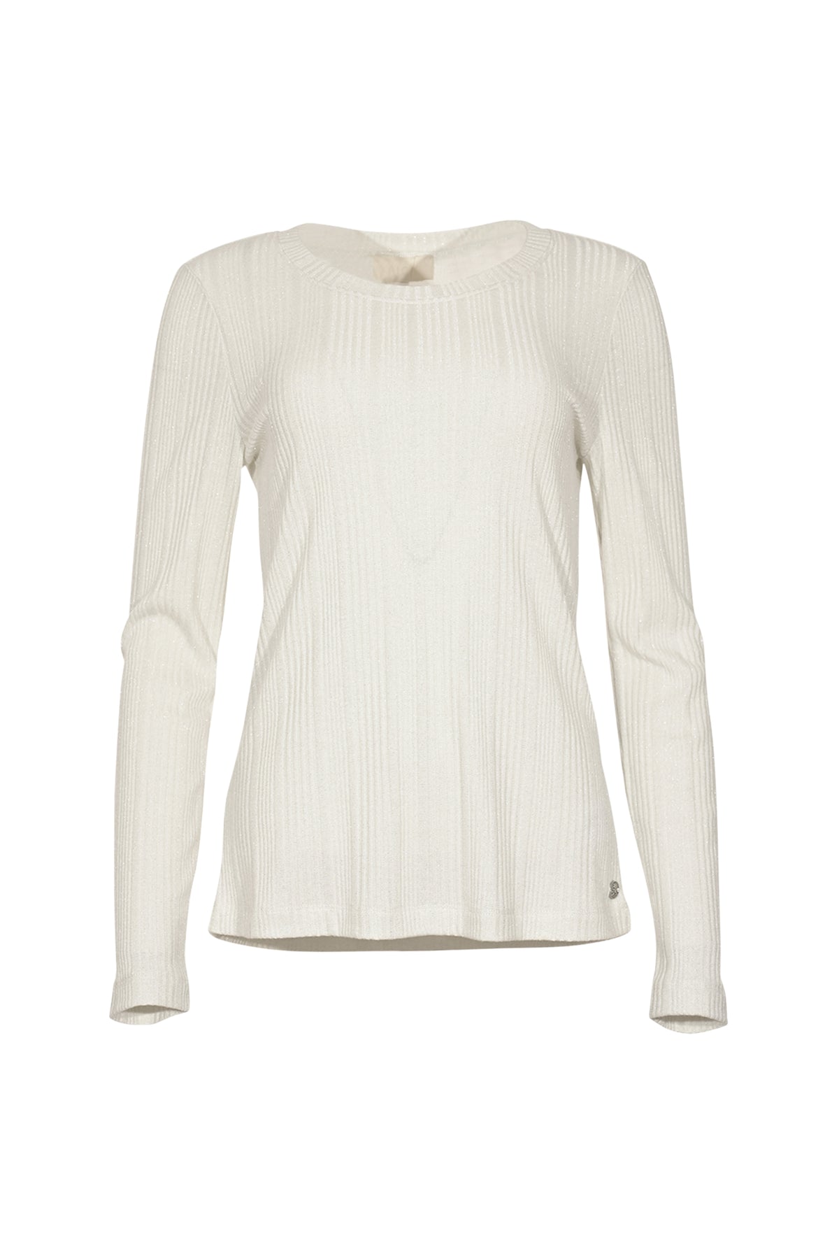 Maicazz & Zizo Top Pubra Offwhite zilver met elegante afwerking, draagbaar voor stijlvolle gelegenheden