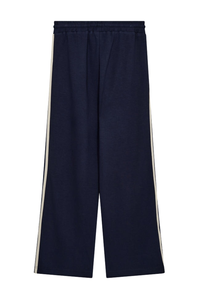 Freequent Broek Fqlucinda Navy Blazer Star Offwhite 207444 Stretchshop.nl