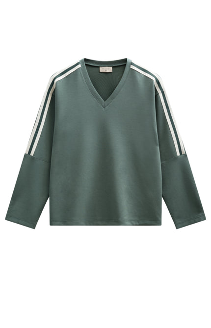 Freequent Trui Fqlucinda Dark Forest Star Offwhite 207445 Stretchshop.nl