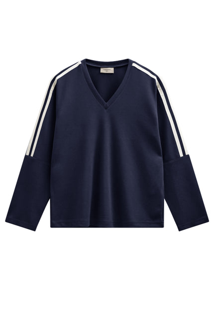 Trui Fqlucinda Navy Blazer Star Offwhite 207445