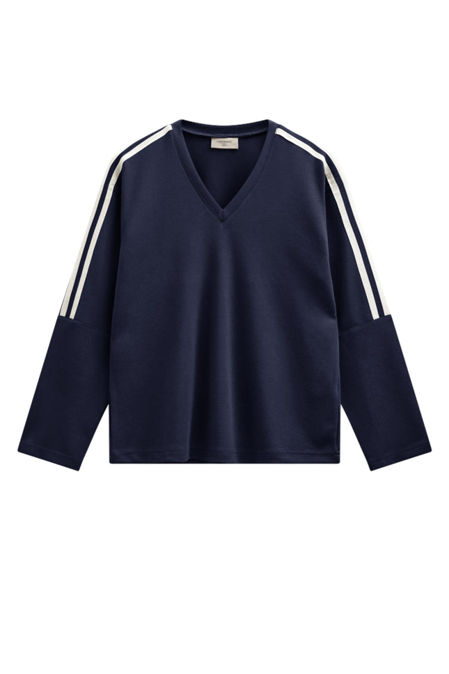 Trui Fqlucinda Navy Blazer Star Offwhite 207445