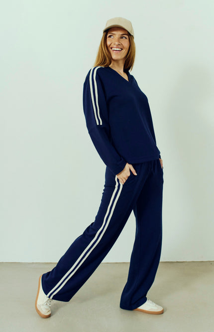 Trui Fqlucinda Navy Blazer Star Offwhite 207445