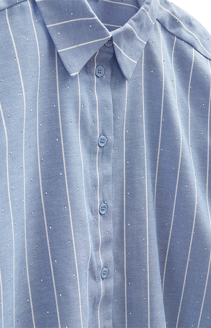 Blouse Fqsolly Vista Blue Star Offwhite 207427