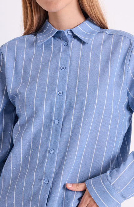 Blouse Fqsolly Vista Blue Star Offwhite 207427