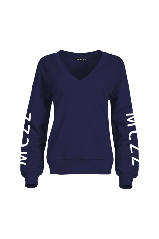 Maicazz Sweater Sas Navy Stretchshop.nl