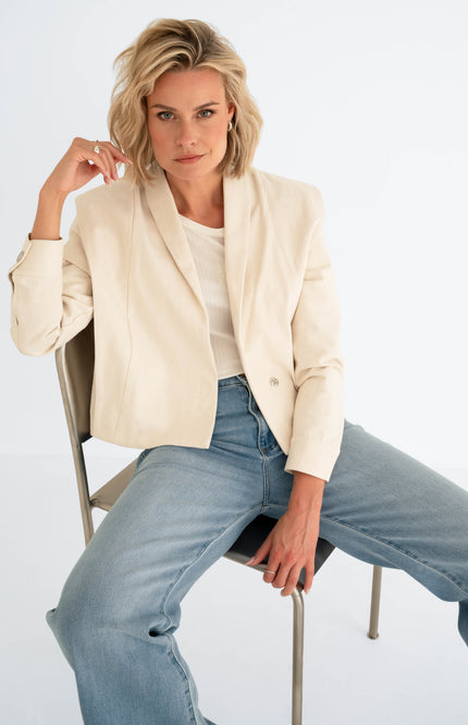 Maicazz T-shirt Mory Offwhite Stretchshop.nl