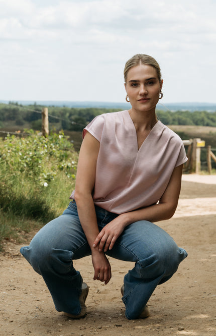 Maicazz Top Melice Slate Rose Stretchshop.nl