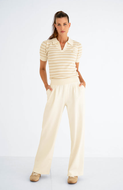 Maicazz Top Super Offwhite Sand Stretchshop.nl