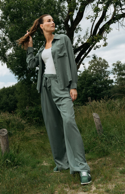 Maicazz Broek Sultan Green Smoke Stretchshop.nl