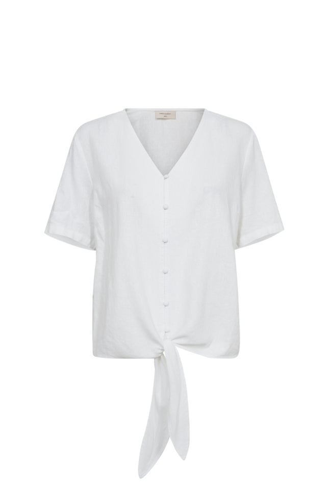 Freequent Blouse Fqlava Brilliant White 204238 Stretchshop.nl