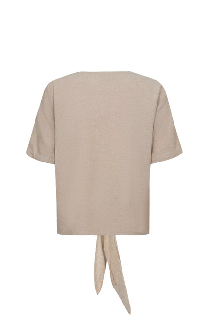 Freequent Blouse Fqlava Sand Melange 204238 Stretchshop.nl
