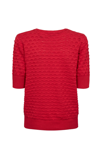 Freequent Trui Fqdodo True Red 205789 Stretchshop.nl