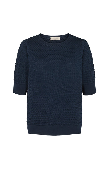 Freequent Trui Fqdodo SS Navy Blazer 126810 Stretchshop.nl