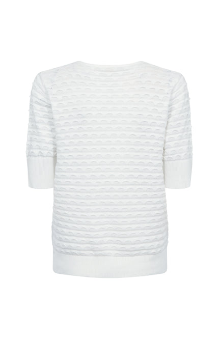 Freequent Trui Fqdodo Star Offwhite 205789 Stretchshop.nl