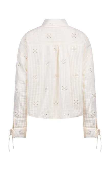 Blouse Bailey Beads Offwhite NKS02200