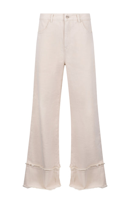 Jeans Shay Ruffle Offwhite NKS09064