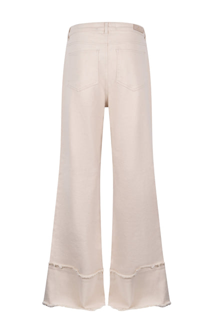 Jeans Shay Ruffle Offwhite NKS09064