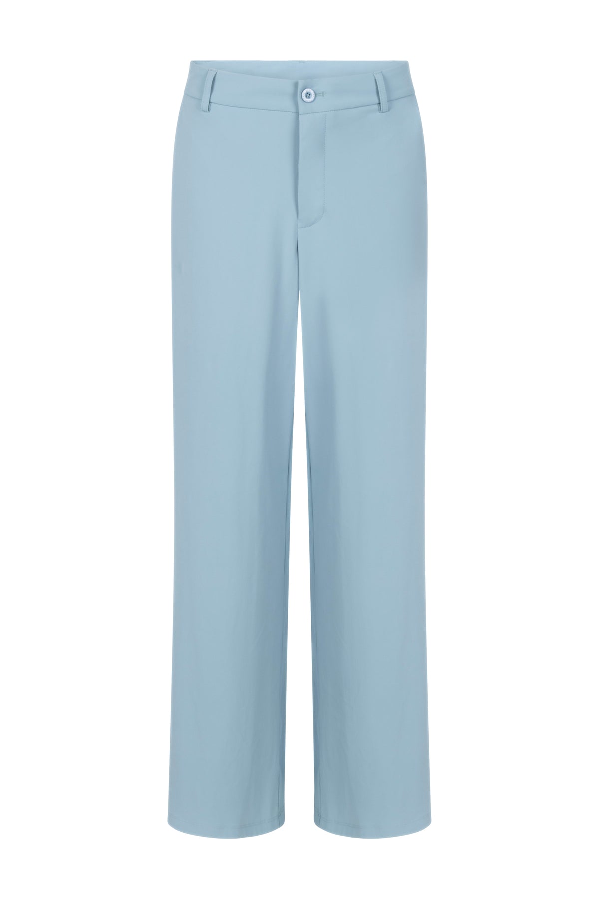 Zoso Miriam Sea Green travel broek, lichtgewicht en comfortabele pasvorm, zichtbaar in de afbeelding.