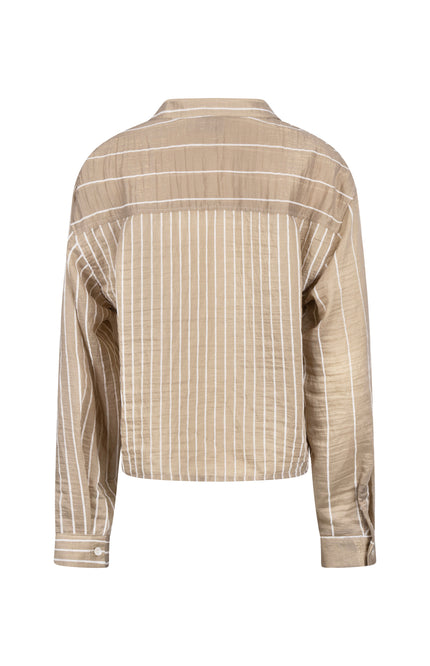 Blouse Nelly Stripe Army NKS02133