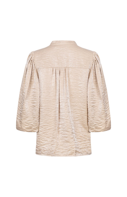 Blouse Rosie Shiny Sand NKS02140