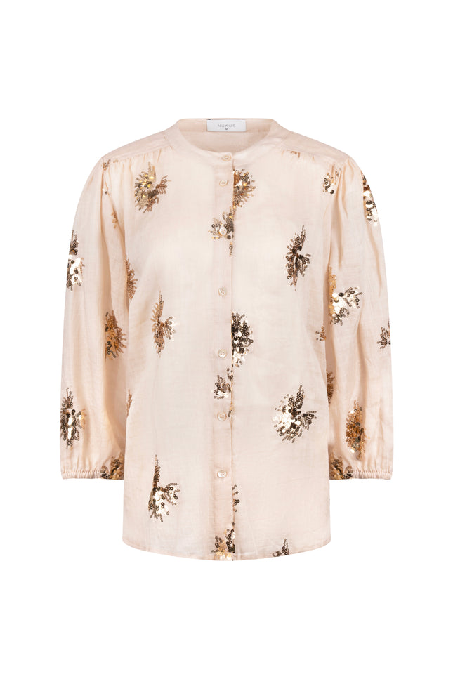 Blouse Lynn Paillet Sand Gold NKS02175