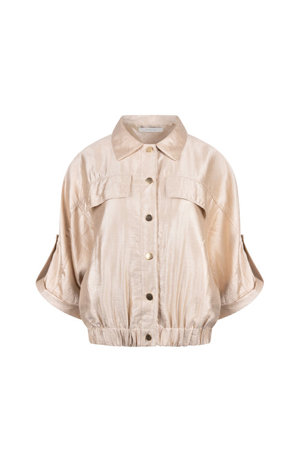 Nukus Blouse Nelly Gold NKS02233 Stretchshop.nl