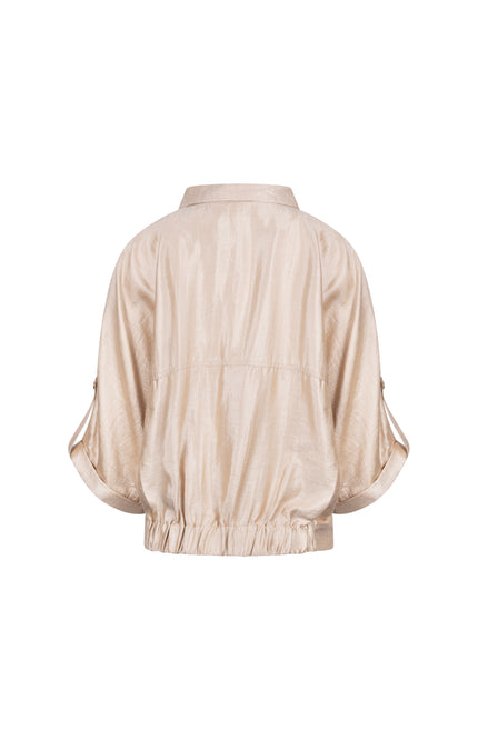 Nukus Blouse Nelly Gold NKS02233 Stretchshop.nl