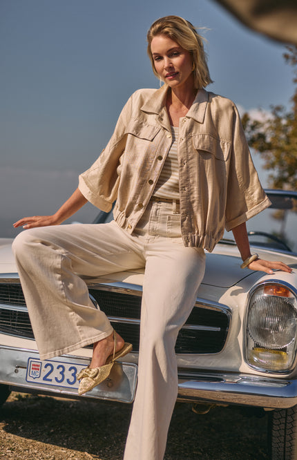 Nukus Blouse Nelly Gold NKS02233 Stretchshop.nl
