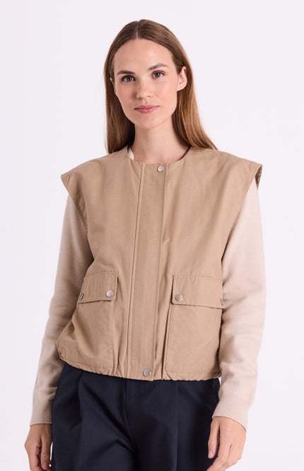 Gilet Fqcana Silver Mink 207721