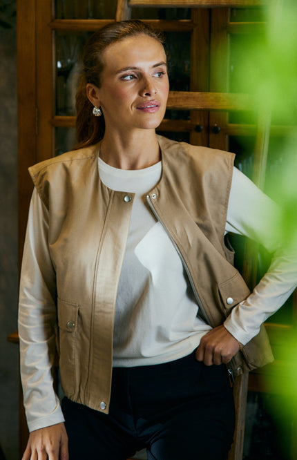 Gilet Fqcana Silver Mink 207721