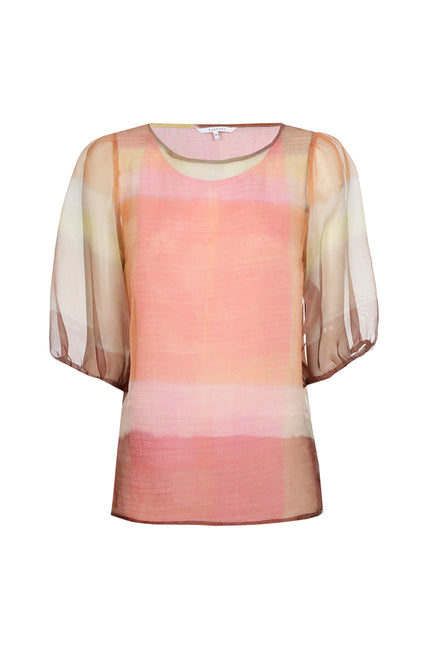 Xandres Blouse Hamza Tobacco 14587-1715 Stretchshop.nl