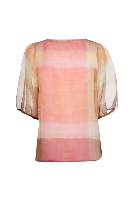 Xandres Blouse Hamza Tobacco 14587-1715 Stretchshop.nl