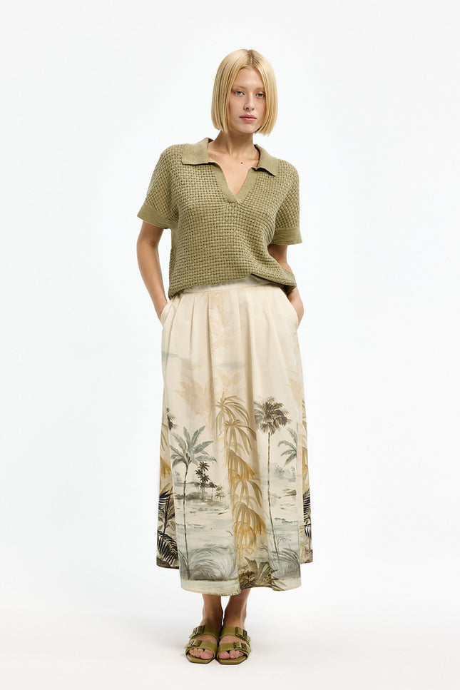 Xandres Rok Rolo Misty Aqua 61624-0916 Stretchshop.nl