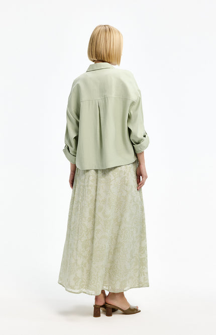 Xandres Blouse Helini Misty Aqua 14554-0910 Stretchshop.nl