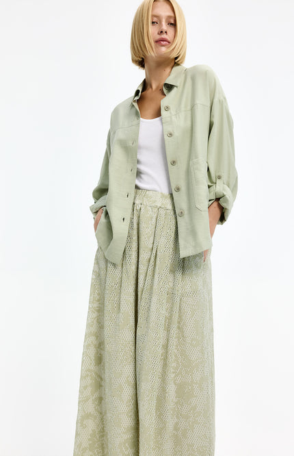 Xandres Blouse Helini Misty Aqua 14554-0910 Stretchshop.nl