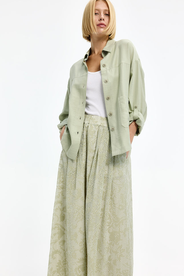 Xandres Blouse Helini Misty Aqua 14554-0910 Stretchshop.nl