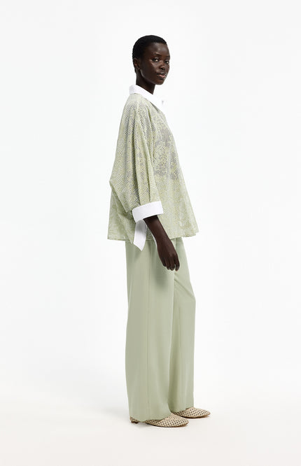 Xandres Broek Parisa Misty Aqua 14555-0910 Stretchshop.nl