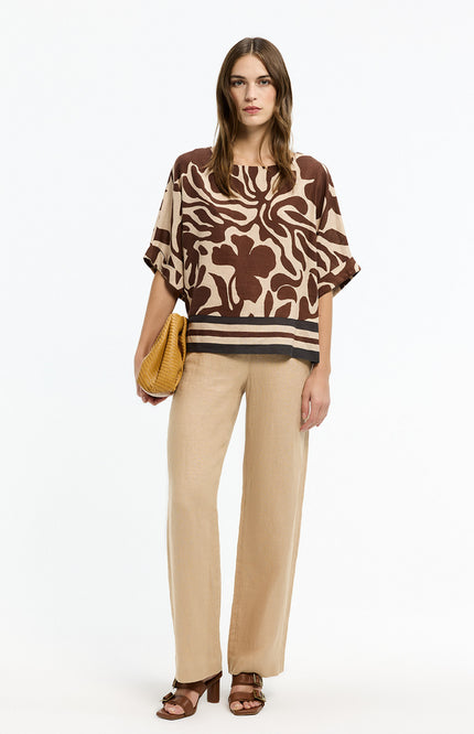 Xandres Broek Phocus Light Tan 61298-0420 Stretchshop.nl