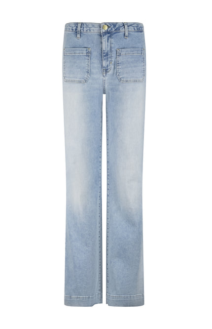 Tramontana Jeans Straight Light Blue Denim B01-19-101 1 Stretchshop.nl