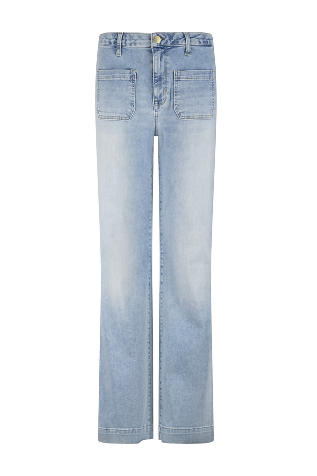 Tramontana Jeans Straight Light Blue Denim B01-19-101 1 Stretchshop.nl