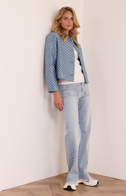 Tramontana Jeans Straight Light Blue Denim B01-19-101 1 Stretchshop.nl